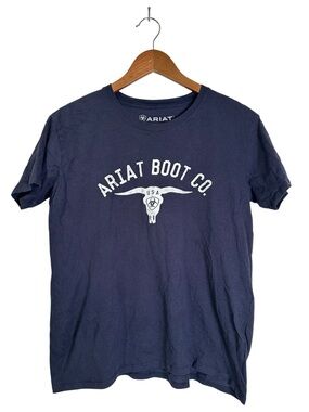Ariat Boot Co. Boys XL Navy Graphic Tee